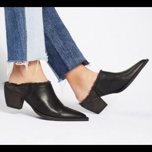 Free People Leather Mules
